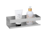 Wenko Wandablage Genova Edelstahl Matt-Chrom 8 x 30 x 10,5 cm