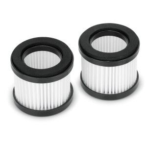 Kärcher CVH set filtro HEPA, 2 filtri di ricambio per aspirapolvere portatile, rimuove polvere fine.