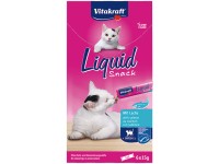 Vitakraft Katzen-Leckerlies LiquidSnack Lachs 6 x 15 g