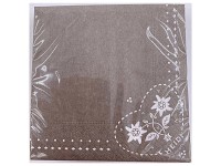 Heidi Cheese Line Papierservietten Folk 3-lagig 25 x 25 cm