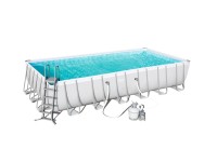 Bestway Piscine hors sol rectangulaire Power Steel 732 x 366 x 132 cm