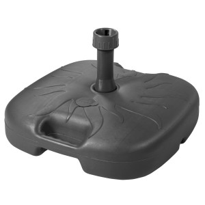 Base de remplissage Doppler HDPE anthracite, 20 l, pour parasols jusqu'à 180 cm.