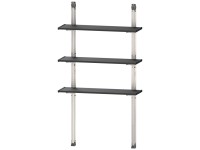 Keter Regalset Schwarz 100 x 30 cm