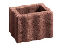 Kann Pflanzstein Wellino Braun 30 x 20 x 20 cm