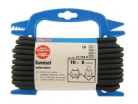 Câble en caoutchouc Noir Ø 6 mm x 20 m
