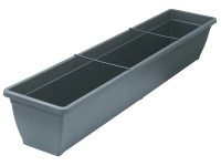 Blumenkasten Toscana Anthrazit (HxBxT) 16,5 x 20 x 99 cm