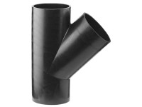 Abflussrohr Abzweig Polyethylen hochdicht Ø 56/56 mm / 45°