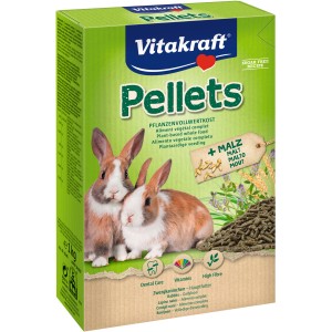 Vitakraft Alimento per conigli Pellets 1kg: Alimento completo per conigli nani con malto e vitamine.