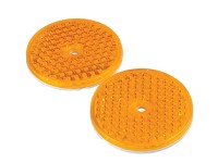 Unitec Seitenreflektor Rund 2 Stück Gelb