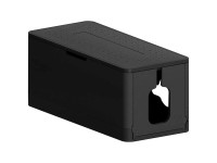 Steffen Kabelbox Schwarz (HxBxT) 14 x 15 x 34 cm