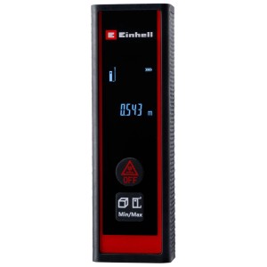 Telemetro laser Einhell TC-LD 30 R rosso-nero per misurazioni precise fino a 30 m.