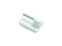 Gardinia Crochets adhésifs pour barre de vitrage Blanc / hauteur 11 mm pack de 4