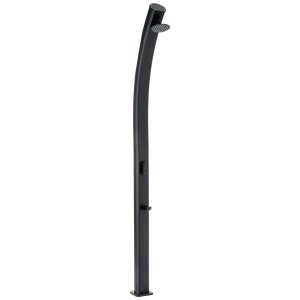 Doccia solare Steinbach Compact 25 l nera per il giardino.