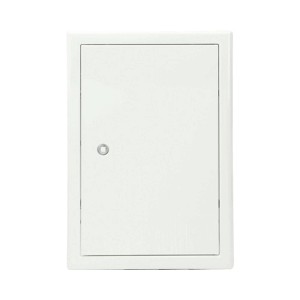 Sportello d'ispezione bianco Marley, 200x300 mm, in lamiera d'acciaio zincata per cartongesso.