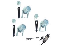 LED-Gartenstrahler Kolibri Warmweiss 4 W / 370 lm / 3er Set