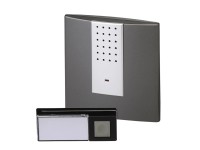 Heidemann Funkgong Set HX Square Silber-Anthrazit