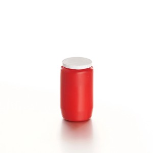 Rotes Compo Öllicht für Grablaternen, Brenndauer ca. 45-55 Stunden.