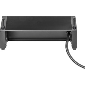 Multiprise de bureau Steffen Alu Desk noire avec USB-A/C et câble de 1,5 m.