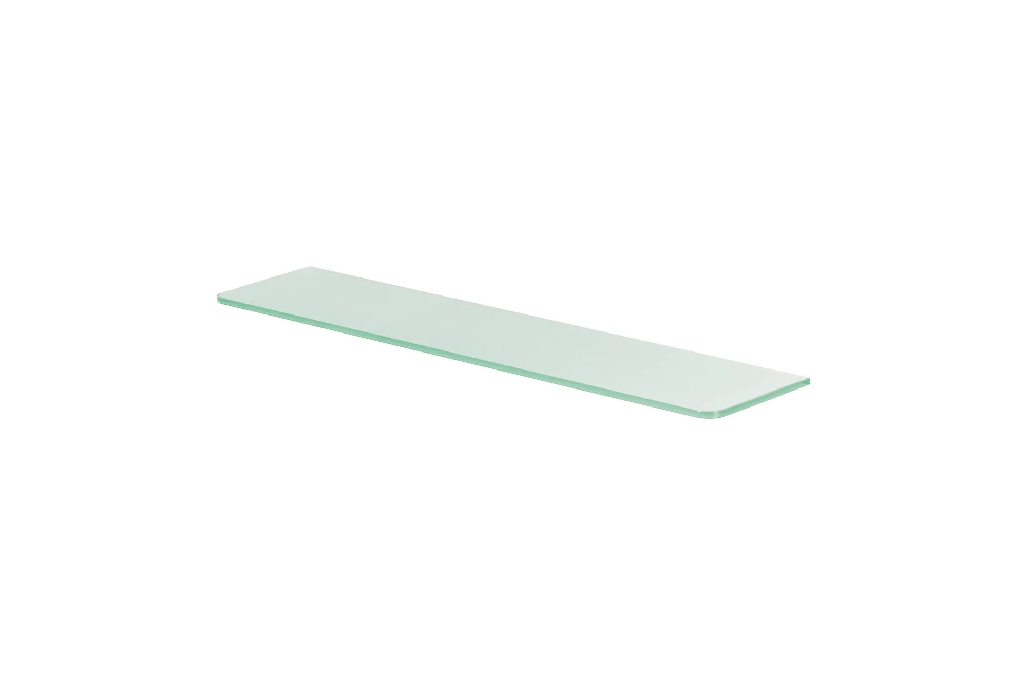 ARCHIMEDE SYSTEM - Piano Policarbonato, Satinato, Arrotondato. Ripiano Non Compreso 35x60 Cm