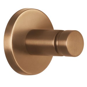 Tesa Moon gancio portasciugamani bronzo, accessorio bagno per montaggio a parete senza forare.