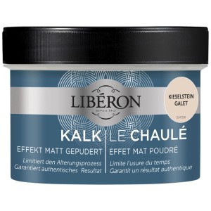 Libéron Kalkeffektfarbe Le Chaulé Kieselstein, 0,25 l Dose für authentische Holzmöbel-Optik.