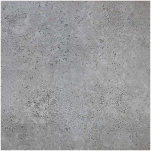 Panneau de plafond Decorate gris foncé aspect béton, 510x510 mm, en mousse XPS.