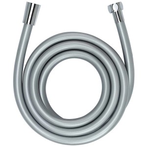 Wenko flexible de douche, argent, 175 cm, flexible avec raccords chromés.