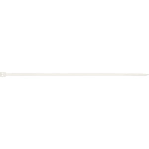 Serre-câble blanc, 150 mm, 25 pièces, pour regrouper et fixer les câbles.