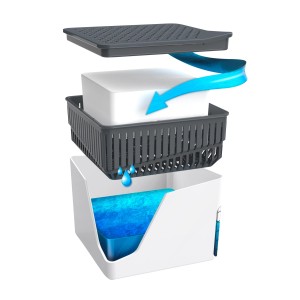 Wenko Recharge pour déshumidificateur Cube, 1000g, pour réduire l'humidité.