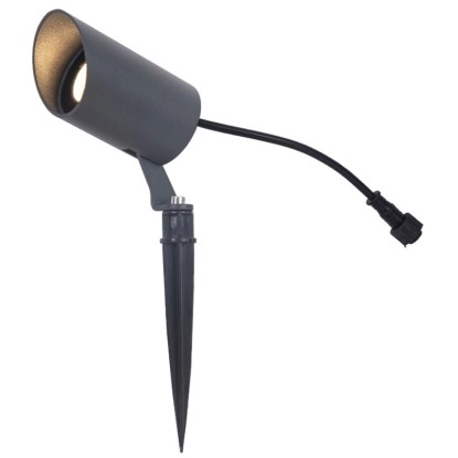 Schönenberger Bodeneinbaustrahler 24V LED Rund Anthrazit Ø 5 cm