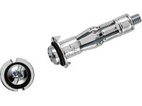 LUX Metallhohlraumdübel mit Schraube Ø 5 x 37 mm / 4 Stk.