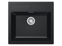 Franke Évier Sirius SID 610-49 TL Tectonite Noir (HxlxP) 200 x 560 x 530 mm