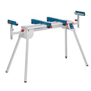Banco da lavoro per sega Bosch Professional GTA 2600, struttura in acciaio.