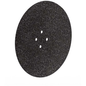 Piastra decorativa granito scuro per base ombrellone Easy Move Switch, acciaio, rotonda.