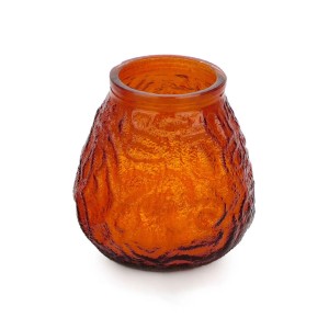 Bougie parfumée à la citronnelle orange dans un verre américain, Ø 10 cm.