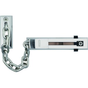 Abus Chaîne de porte SK66 N SB Nickel : Sécurité de porte avec chaîne en acier trempé et support de chaîne intégré.