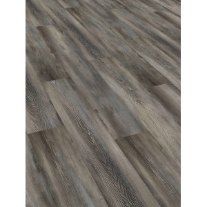 Laminatbodenmuster Comfort Kiefer Genua, Holzstruktur in Grau-Braun für realistische Optik.