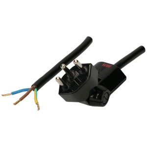 Cavo di alimentazione TD nero (5 m) con spina Clip-Clap per computer e multimedia.