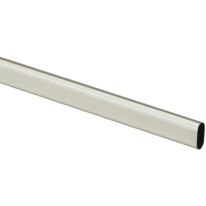 Hettich Tuyau d'armoire ovale mat Nickel acier 1200 mm