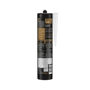 Pattex Montagekleber Kleben Statt Bohren 3 en 1, cartouche blanche avec embout