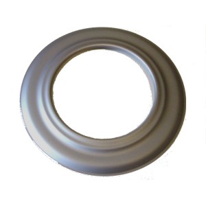 Rosace Firefix, Ø 150 mm, gris foncé, pour poêles et cheminées.