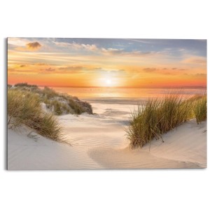 Next Deco Panel Beautiful Dunes: Quadro MDF con paesaggio di dune e tramonto, 60x90 cm.