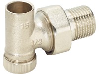Heizkörperverschraubung Eckform 21 / R 1/2 Heizkörperverschraubung Eckform 21 / R 1/2