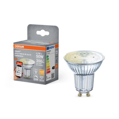 Osram Lampadina LED Smart+ PAR16 dimmerabile GU10 / 4,7 W / 350 lm / 2'700 K