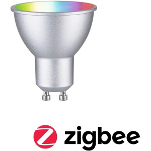 Lampadina LED Paulmann GU10, 4,8 W, controllo smart, luce colorata.