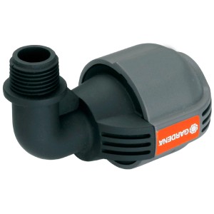 Coude Gardena 25 mm x 13 mm pour systèmes d'arrosage.