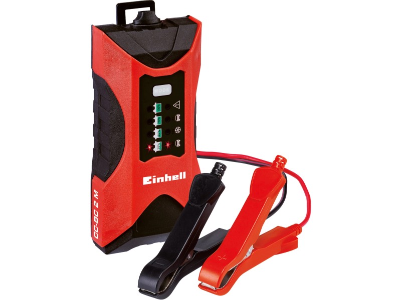 Einhell Chargeur de batterie CE-BC 2 M (pour tous types de batteries,  courant de charge