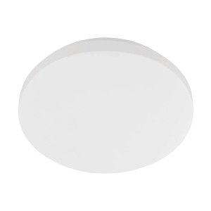 Plafonnier LED Eglo Pogliola blanc, rond, 11 W, diamètre 26 cm.