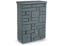 Arves Regenwassertonne Maurano mit Hahn Silber 300 l