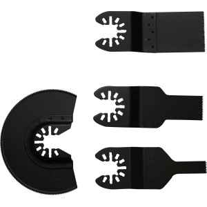 Set LUX Multitool, 13 pièces : Diverses lames de scie et grattoir pour outils multifonctions.